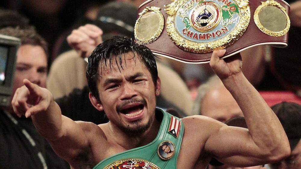 Manny Pacquiao boxt am Samstag gegen Floyd Mayweather