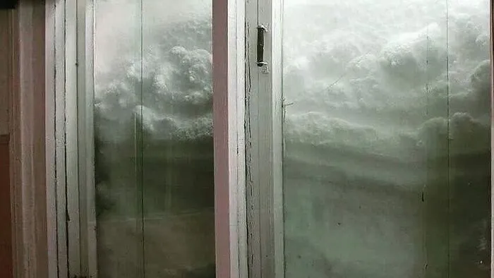 Im russischen Jakutien hat man derzeit diesen Blick aus dem Fenster