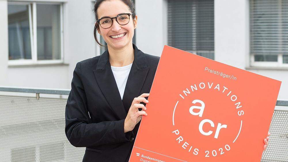 Louise Beltzung wurde für ihre Entwicklung mit dem ACR-Innovationspreis ausgezeichnet 
