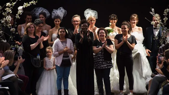 In Paris wurden die neuesten Trends am Brautmodensektor aus dem Hause Cymbeline präsentiert.
