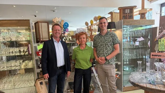 Bürgermeister Mario Abl, Malgorzata Koch-Basic und Michael Wendler