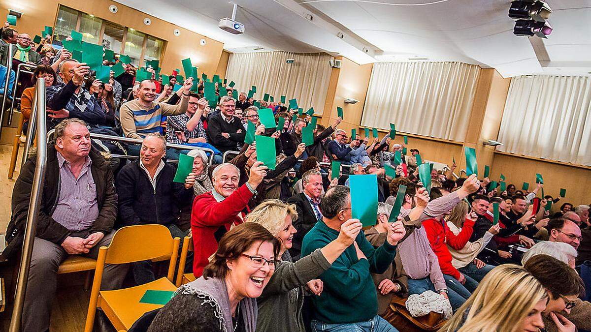 Das Publikum stimmte eindeutig für eine ganzjährige Fußgängerzone am Lienzer Hauptplatz