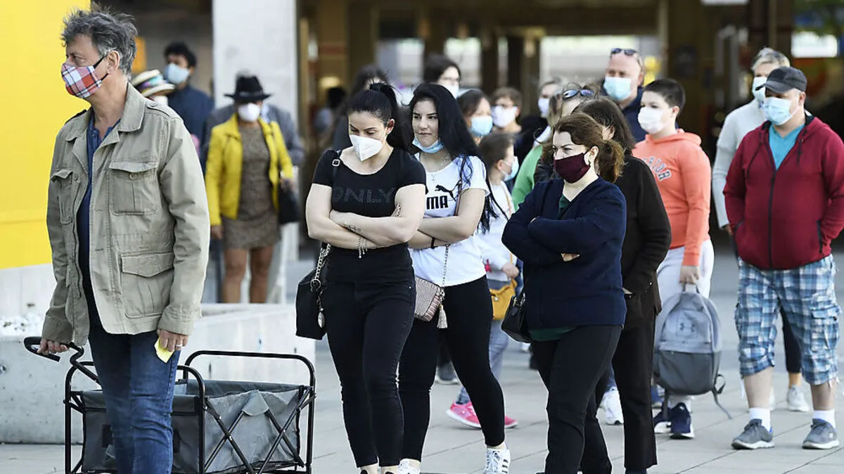 Ein Sinnbild der letzten Woche - die Maske als ständiger Begleiter