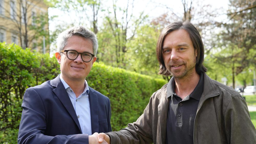 Stephan Fugger (rechts) folgt Thomas Klose als Chefredakteur der RegionalMedien Kärnten
