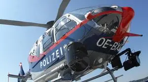 Auch der Polizeihubschrauber war im Sucheinsatz (Archivfoto)