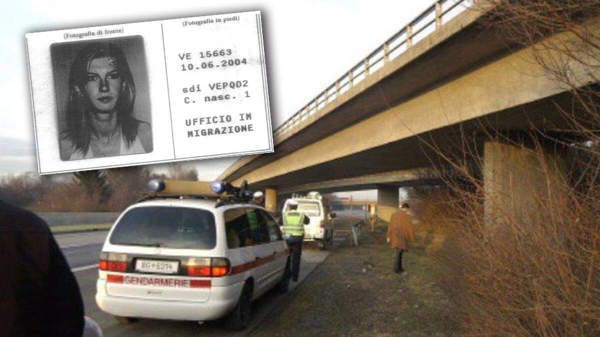 Olga Tarkivka wurden neben der Autobahn A9 abgelegt und angezündet 