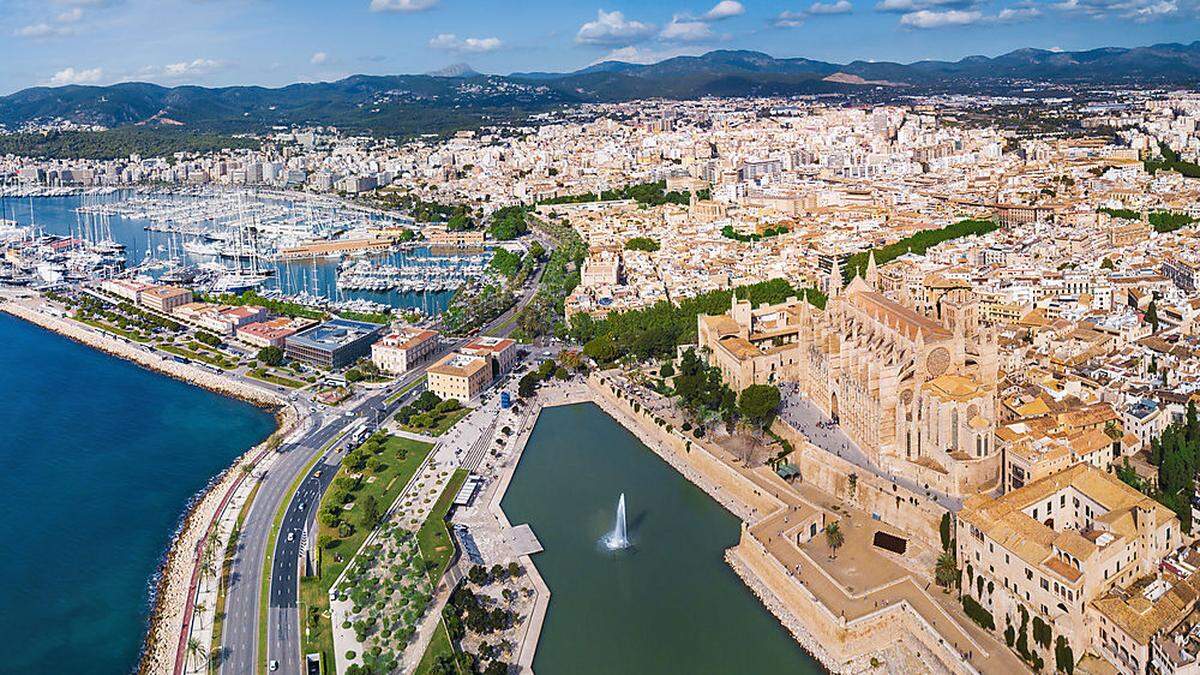 Palma de Mallorca von oben