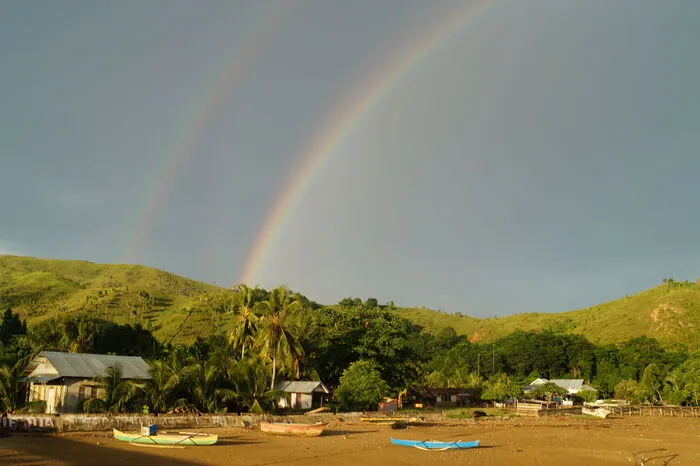 Regenbogen über Kaibobo.