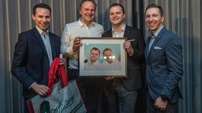 Kategorie Wirtschaft und Forschung: Die erfolgreichen Fruchtsafthersteller Franz und Bernhard Schriebl aus der Südsteiermark.