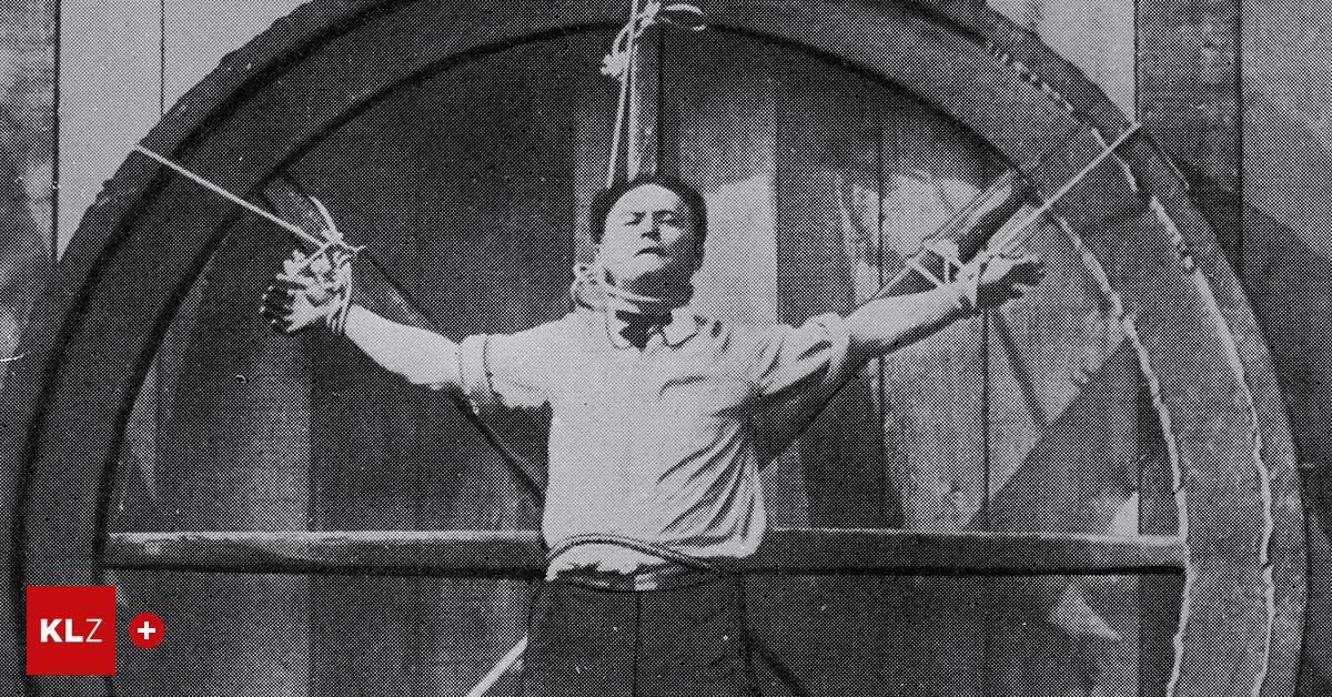 Vor 150 Jahren geboren Warum Entfesselungskünstler Harry Houdini bis