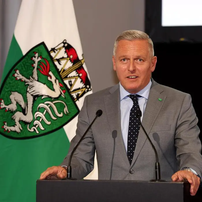 Landeshauptmann Mario Kunasek bei der Ehrung Ehrung steirischer SpitzensportlerInnen
