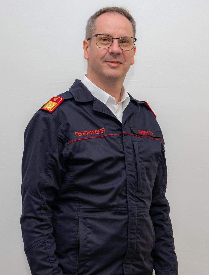 Feuerwehrsprecher Thomas Meier