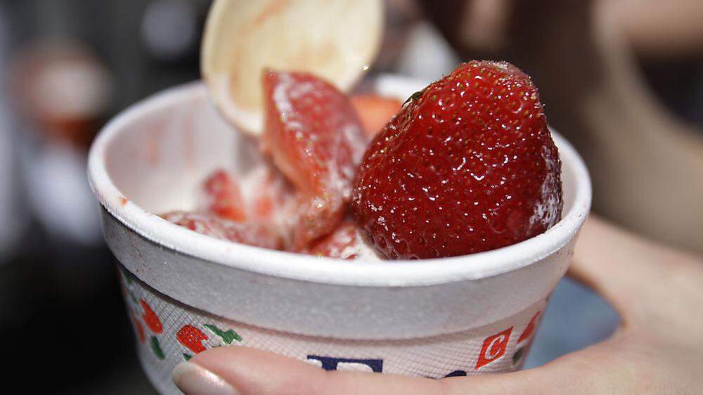 Bis zu 28.000 Kilo Erdbeeren kommen nach Wimbledon