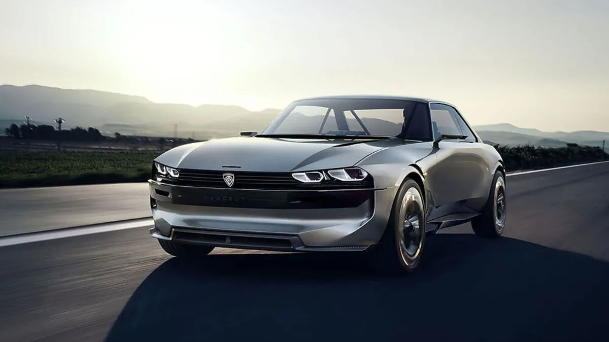 Der Peugeot e-Legend fährt zurück in die Zukunft 