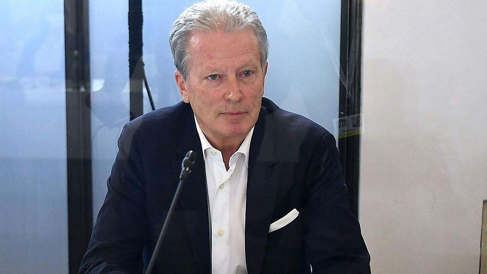 Reinhold Mitterlehner, damals ÖVP-Chef, im Ibiza-U-Ausschuss