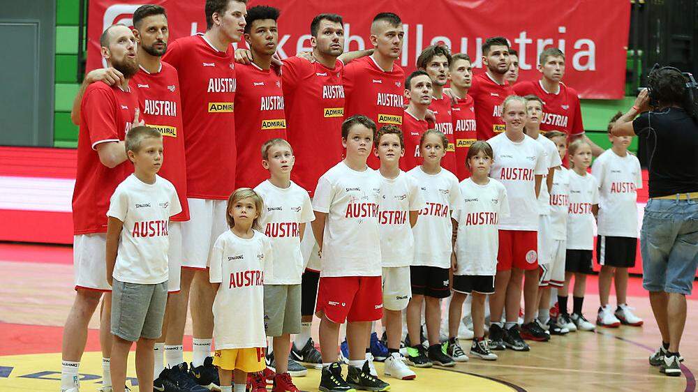 Österreichs Basketball-Team sucht für das Spiel in Graz noch Einlaufkinder 