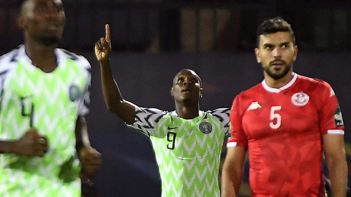 Nigeria jubelt im Spiel um platz Drei 