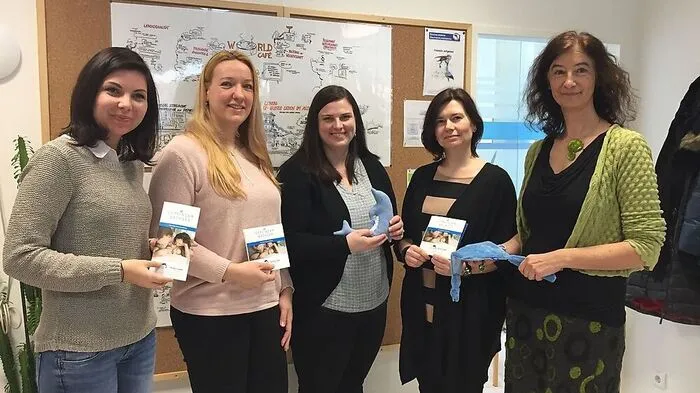 Das Team:  Susanne Sackl, Stefanie Kappel, Silvia Labugger, Elisabeth Schweitzer, Petra Birchbauer