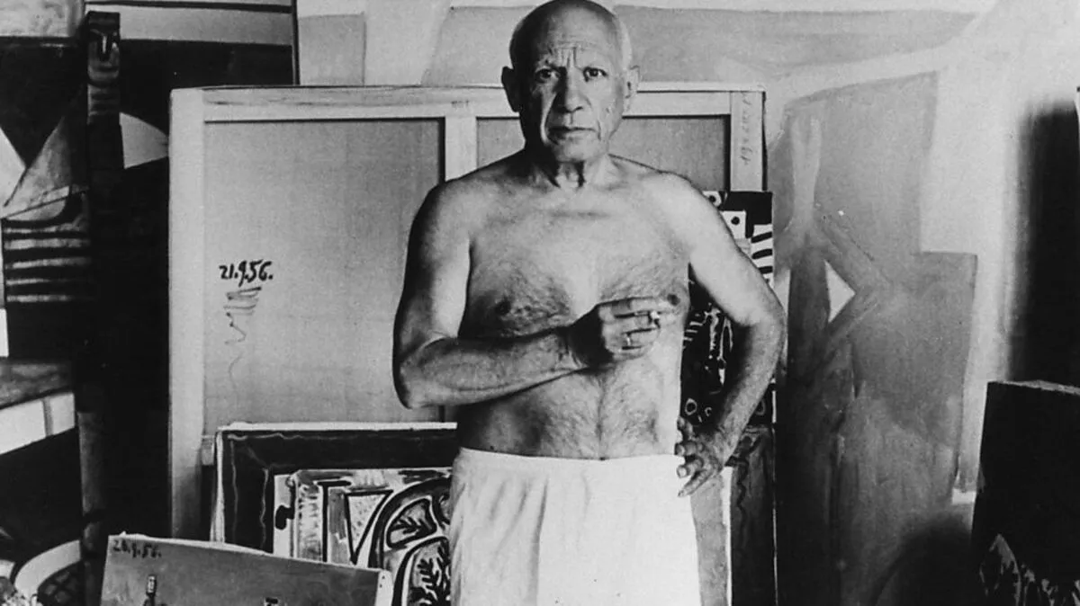 Jahrhundertkünstler Pablo Picasso im Jahr 1958