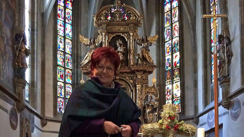 Kirchenführerin Gabriele Nunner