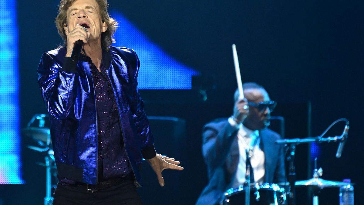 Mick Jagger mit den Rolling Stones in Gelsenkirchen