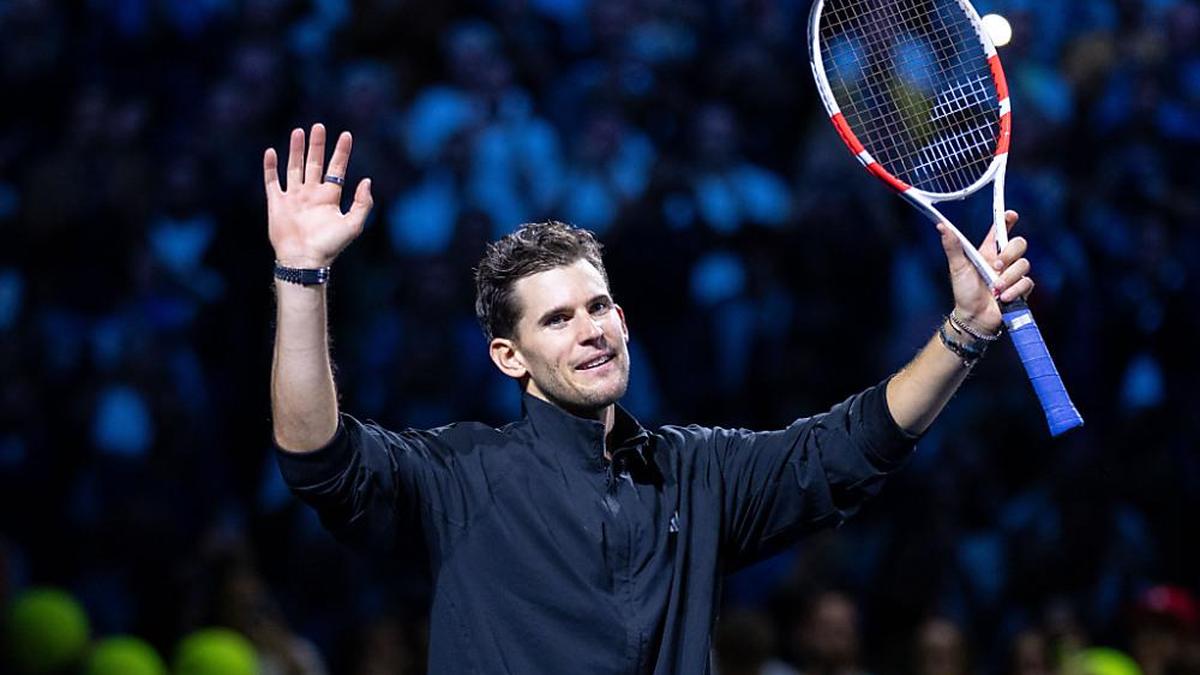 Dominic Thiem am 22. Oktober bei seinem Abschied in Wien