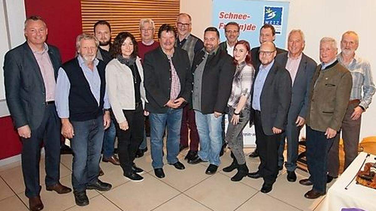 Der neue Vorstand des Schivereins Weiz