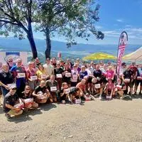 Das gute Wetter nutzten Stefan Eichberger und seine Fans zum Wandern
