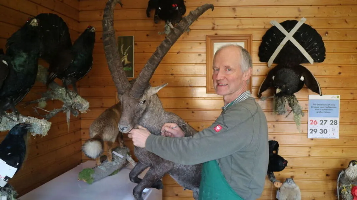 Der Meister bei der Arbeit