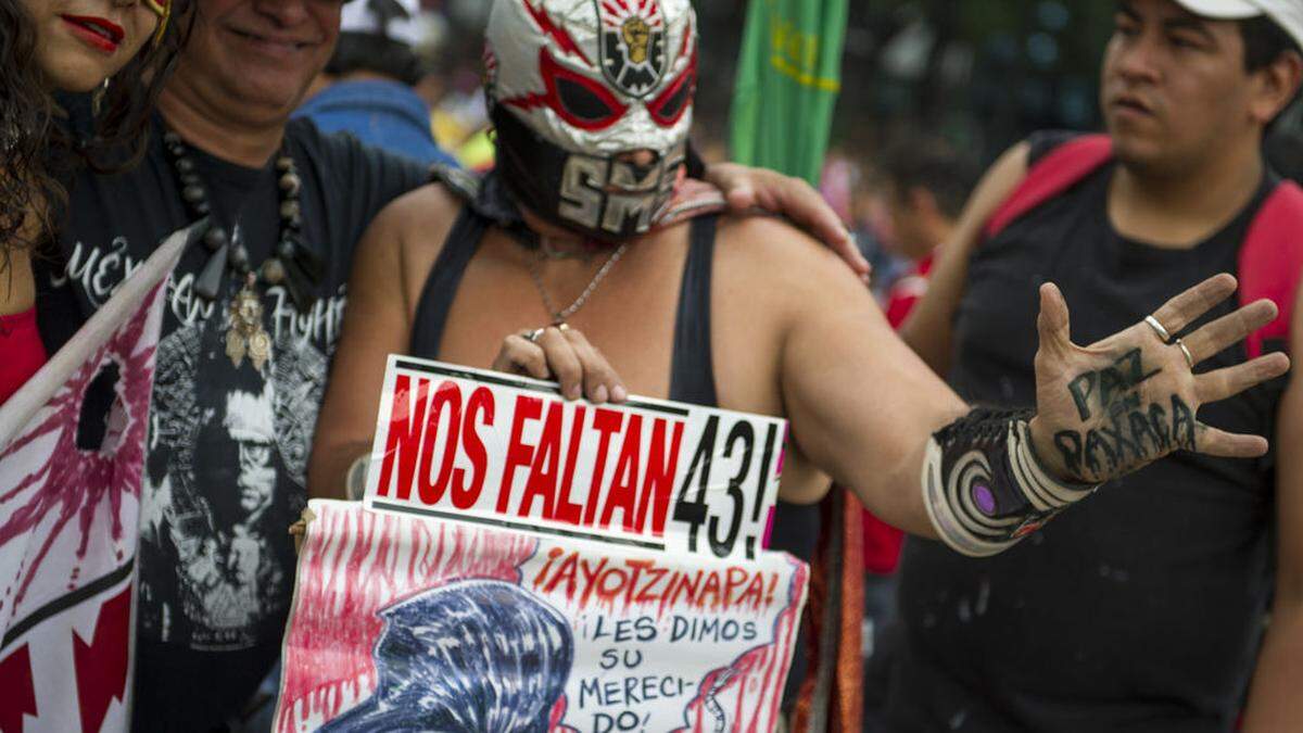 Seit Tagen blockieren die streikenden Lehrer zahlreiche Fernstraßen in Oaxaca