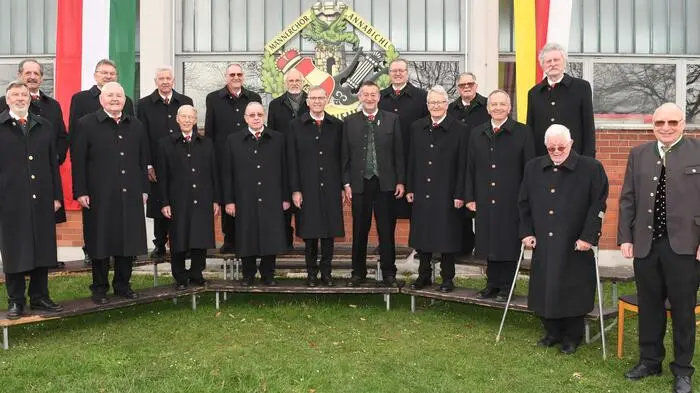 Der Annabichler Männerchor in einer kleineren Formation
