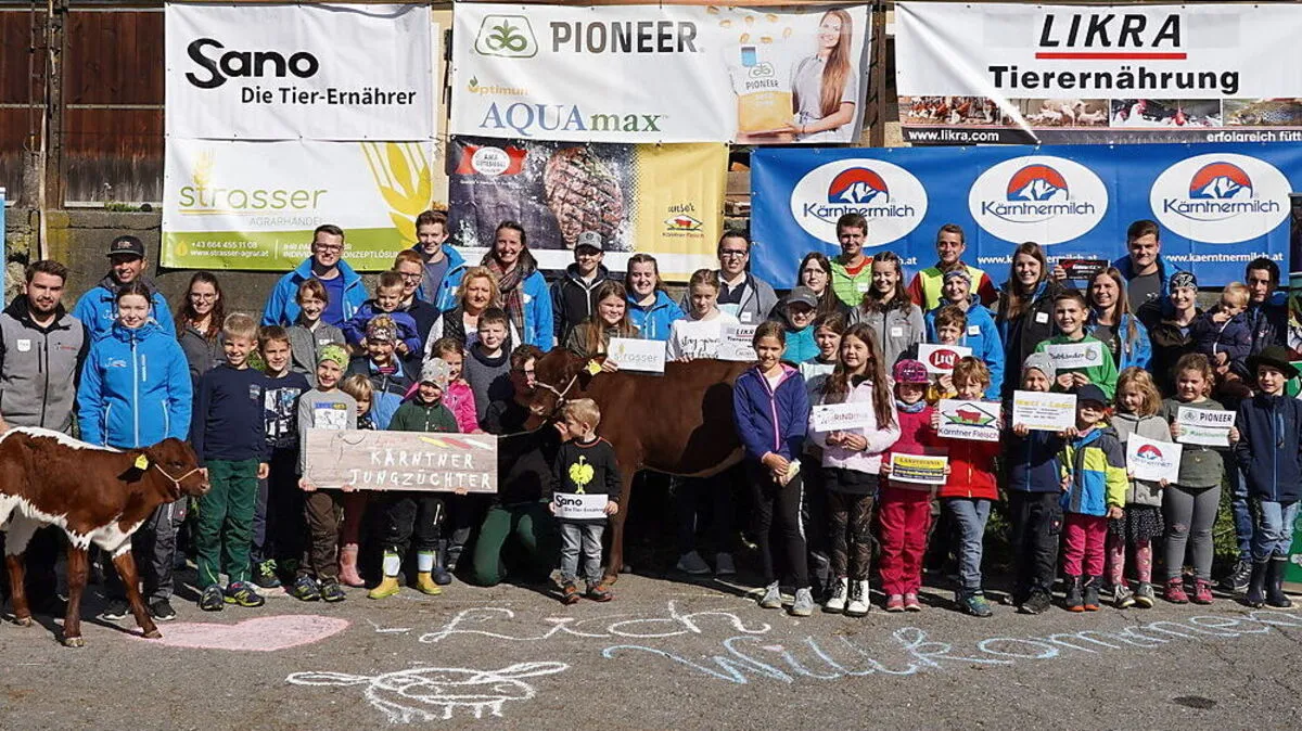 Die Jungzüchter und Kinder freuten sich über die gelungenen Bambinitage