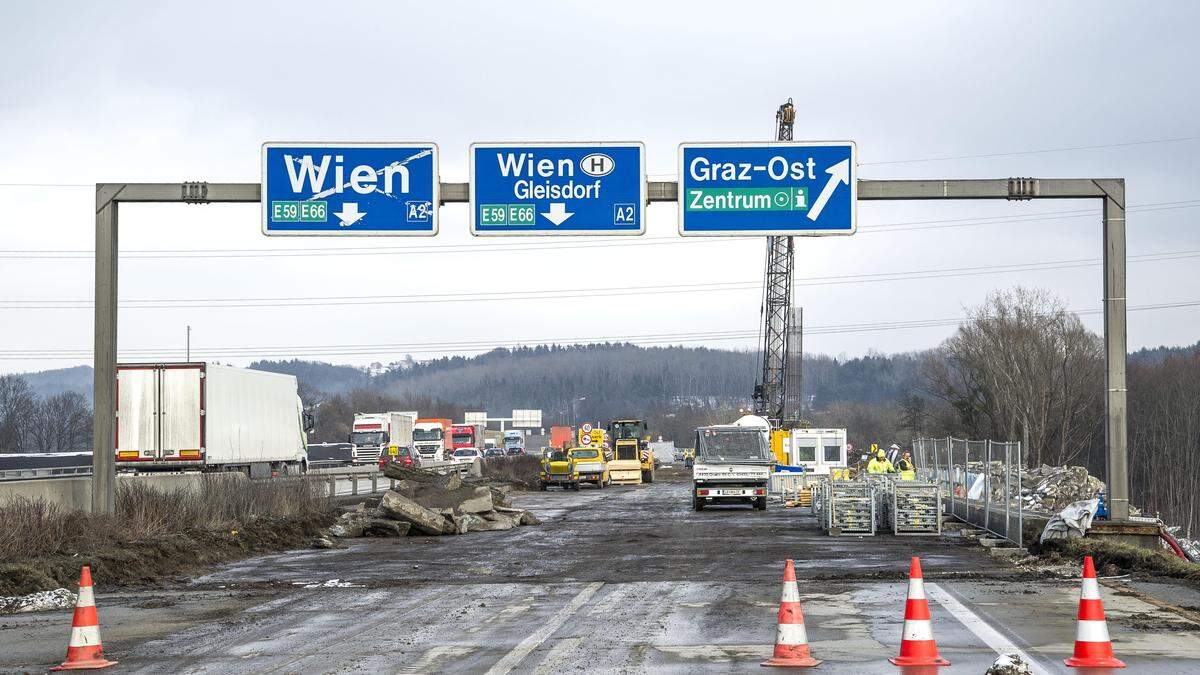 Mehr als 200 Millionen Euro fließen heuer in die Sanierung der Autobahnen und Schnellstraßen in der Steiermark 