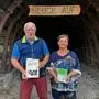 Hans Eck und Franziska Kren-Leitgeb vor der Sunfixlhöhle: Dort halten sie am 6. September um 17 Uhr einen Vortrag