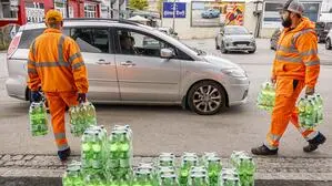 800.000 Liter Trinkwasser wurden über Trinkwasser-Abgabestellen an die Bevölkerung abgegeben oder an Institutionen geliefert