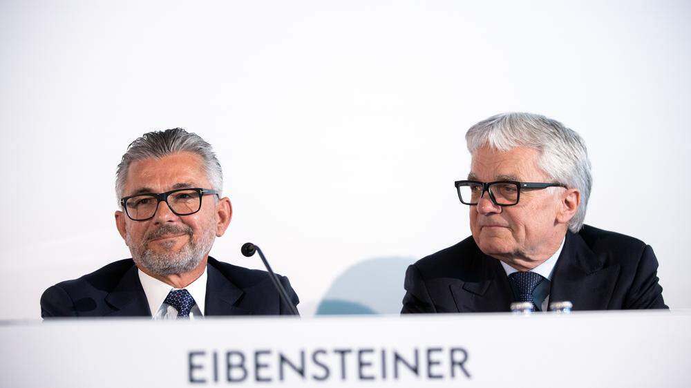 CEO Herbert Eibensteiner und Aufsichtsratschef Wolfgang Eder