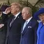 Präsident Donald Trump und First Lady Melania Trump waren im letzten Jahr zu Besuch bei König Charles und Queen Camilla