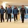 BAD MITTERNDORF,AUSTRIA,24.JAN.24 - NORDIC SKIING, SKI JUMPING, SKI FLYING - press conference, Ski Austria. Image shows Clemens Aigner, Stefan Kraft, Michael Hayboeck, Daniel Tschofenig, Manuel Fettner and Jan Hoerl (AUT).
Photo: GEPA pictures/ Manuel Binder