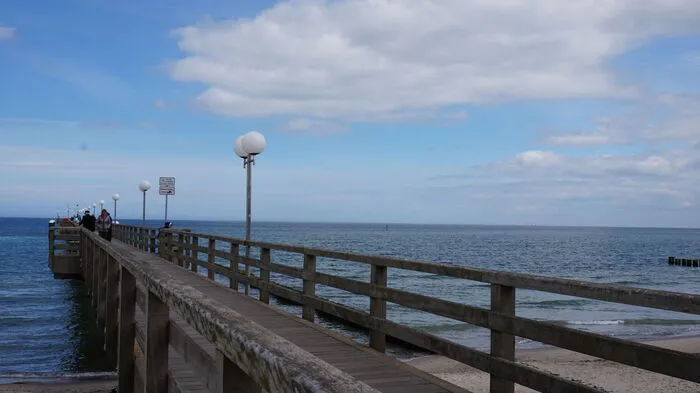 Die Seebrücke ist exakt 240 Meter lang.