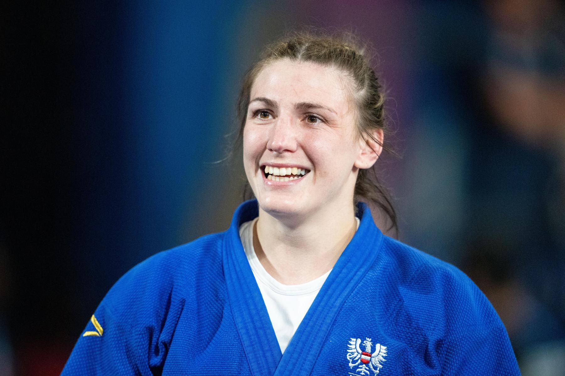 Olympische Spiele 2024 in Paris: Der Bronzekampf von Judoka Michaela Polleres in Bildern