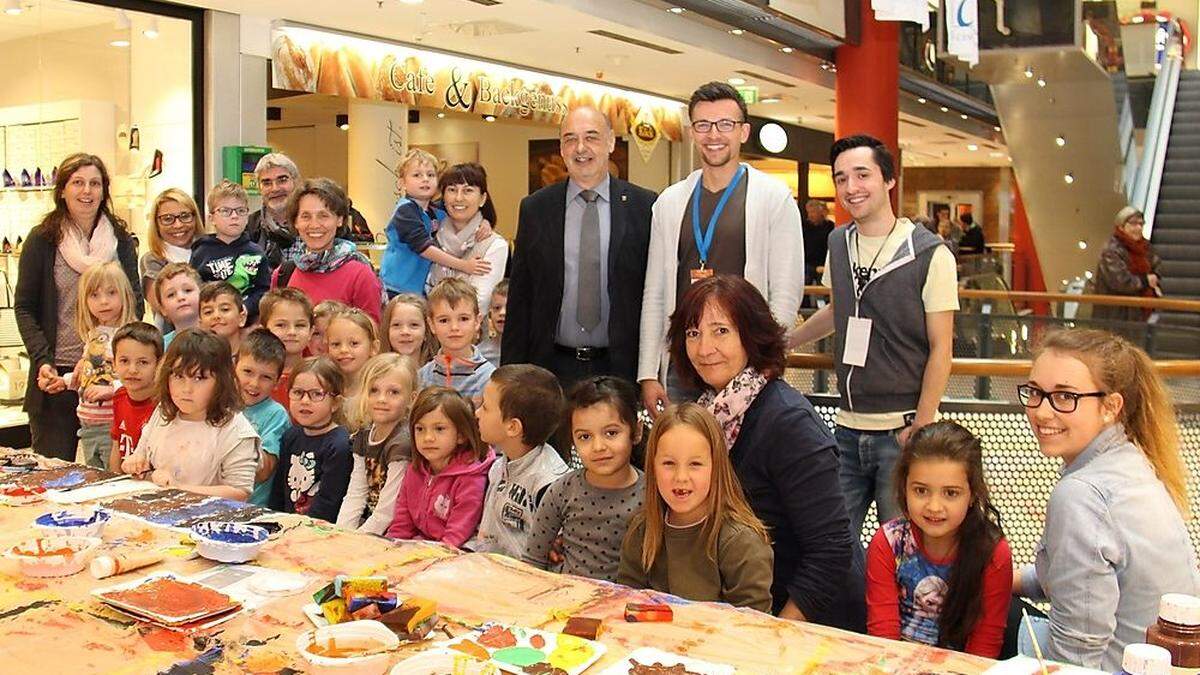 Viele Kinder haben an diesem Projekt teilgenommen