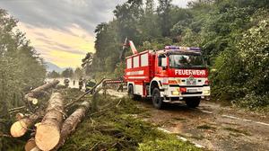 Einsatz beim Unwetter in Völkermarkt