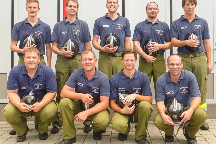 Die Bewerbsgrupppe der Feuerwehr Pertlstein siegte hauchdünn mit einer Angriffszeit von 34,7 Sekunden