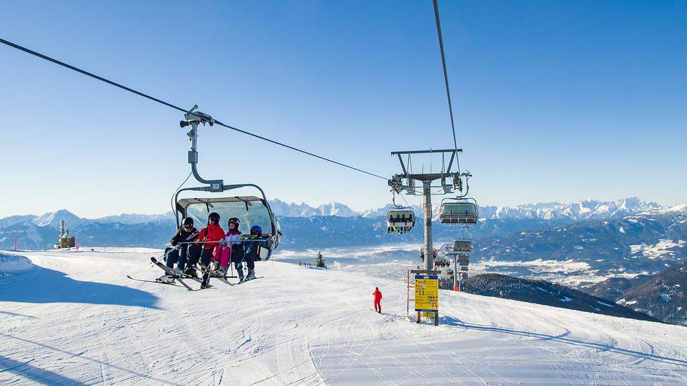 Skifahren in Kärnten soll leistbar bleiben, wie hier auf der Gerlitzen 