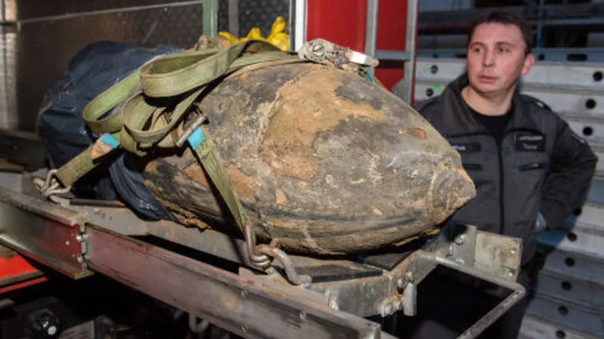 Eine Fliegerbombe muss zu Weihnachten in Augsburg entschärft werden