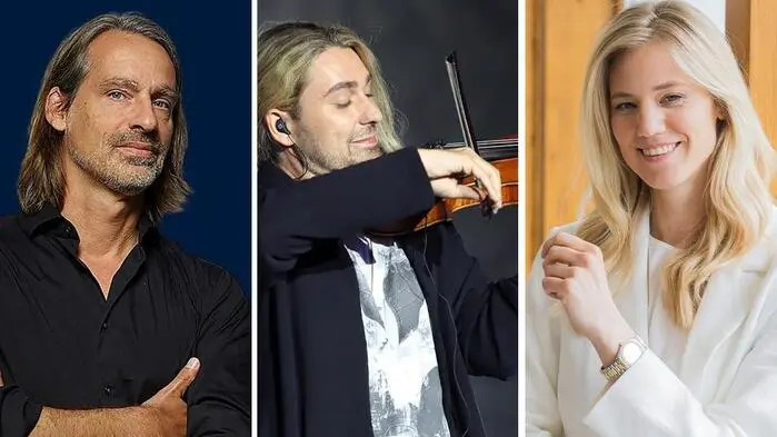 Richard David Precht, David Garrett und Larissa Marolt werden an dem Abend unter anderem auf der Bühne stehen