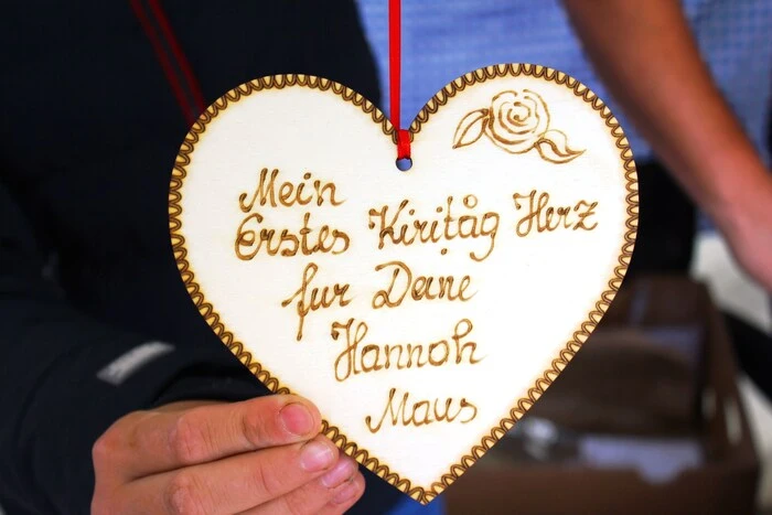 Individuelle Liebesgrüße gibt es...
