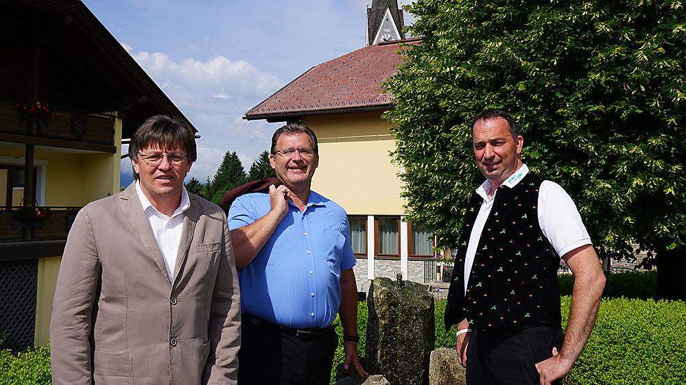 Gerhard Mentil, Peter Hassler und Wolfgang Krenn