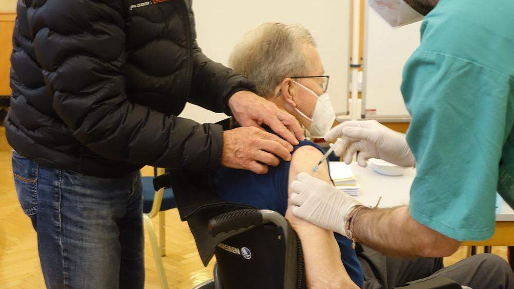 Bis Freitag werden in Voitsberg 404 Menschen in der Impfstraße geimpft