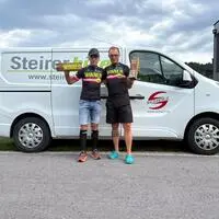 Erich Reith und Markus Brandl gingen als Zweierteam für Sport Scherz Wörschach an den Start